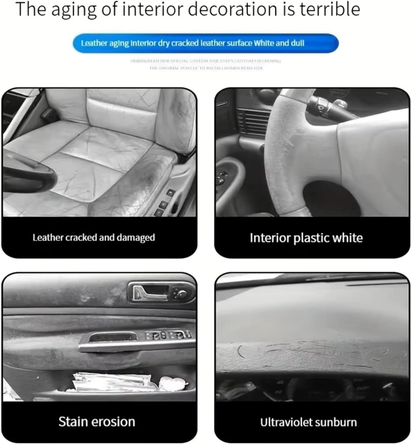 Leather Maintenance Cream, Leather Cleaner for Car Interior, Multifunctional Leather Cleaning Cream, Automotive Interior and Furniture Leather Maintenance Cream for Cars (1PC)