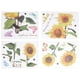 thumbnail image 2 of Decoración del hogar, calcomanías de pared de flores, pegatinas de pared de flores autoadhesivas, papel tapiz, tecnología de vanguardia, 2 of 14