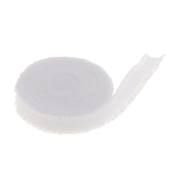 10 yardas de adornos de encaje elástico para de de bricolaje cintas de encaje con - negro, se describe Blanco