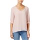 thumbnail image 1 of Hippie Rose - Blusa entrecruzada para mujer, rosa, grande Hippie Rose Pull-over, 1 of 1