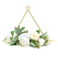 thumbnail image 2 of Corona floral, aro floral anillo de metal anillo de metal corona decoración de pared innovación moderna, 2 of 8