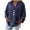 Dark Blue, variant on Womens Clearance under $10 2025 Clearance! asdoklhq Plus Size Long Blouses, Women Solid Casual Long Sleeve Pocket V-Neck Button Shirt Tops