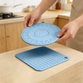 thumbnail image 7 of YFGEFTR Heat Resistant Rubber Table Mat, Non-Slip Silicone Coaster for Kitchen, Small Insulated Pad – Thin and Durable Design, 7 of 7