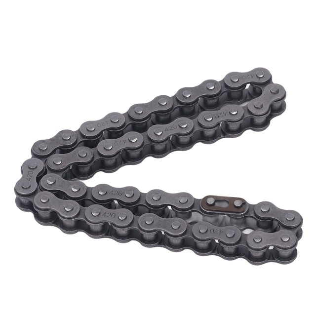 42 Links Jackshaft Chain, Heavy Duty Impact Resistant Mini Bike Jackshaft Chain Better Transmission Efficiency For Mini Bike