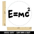 thumbnail image 2 of Einstein Equation for Energy and Mass Formula Self-Inking Rubber Stamp Ink Stamper - Orange Ink - Mini 1/2 Inch, 2 of 7