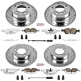 thumbnail image 3 of PowerStop Front and Rear Z26 Street Warrior Carbon-Fiber Ceramic Brake Pad and Drilled and Slotted Rotor Kit Fits: BMW Select Models K591-26, 3 of 9