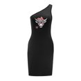 thumbnail image 1 of Vestido corto de verano con hombros descubiertos para mujer, recuerdo de primavera, para viajes y vacaciones S, 1 of 7
