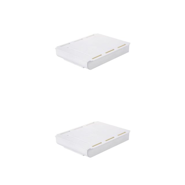 Caja de almacenamiento Wosthever organizador de papelería debajo del escritorio Type4 NO4