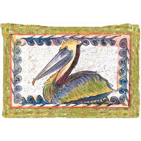 20.5 x 30 in. Bird - Pelican Moisture Wicking Fabric Standard Pillowcase