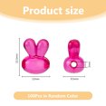 thumbnail image 2 of 100Pcs Transparent Acrylic Beads Bead in Bead Dyed Rabbit Mixed Color 15.5x12x9.5mm Hole: 2mm 100pcs, 2 of 6