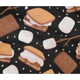 thumbnail image 4 of oneOone Cotton Flex Black Fabric Food Craft Projects Decor Fabric Printed By The Yard 40 Inch Wide, 4 of 4