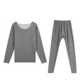 thumbnail image 2 of Black and Friday Deals 50% Off Clear!GaThRRgYP Thermal Tops for Men Clearance,Men's New Face German Velvet Double-sided Brushed Cation Clothes,Trousers,Heat Generation,Thermal Underwear Suit, 2 of 6