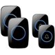 thumbnail image 1 of Wireless Doorbell, Fullhouse Waterproof Door Bell Kit, Distinguish Front And Rear Doors, Over 1000 Feet Range And 60 Chime, 5 Levels Volume And Led Fl, 1 of 5