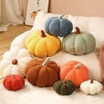 thumbnail image 6 of Jinswick Teddy Fleece Pumpkin Throw Pillows Ultra Soft Sherpa Decorative Cute 3D Shaped Cushion, 6 of 7