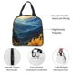 thumbnail image 4 of Fotbe Elegant Sunset Sunflower Bolsa Térmica con Estampado y Forro de Aluminio Grueso Bolsa de Almuerzo con Bolsillo Frontal para Hombres y Mujeres, Ideal para Trabajo, Escuela, 4 of 8