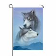 thumbnail image 1 of ABPHQTO Lobo pintura al óleo casa al aire libre jardín bandera casa Banner 70x100 cm, 1 of 1