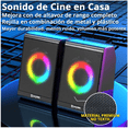 thumbnail image 3 of Bocinas Para Pc  Bloosom Computadora Escritorio Altavoz Rgb Subwoofer Negro, 3 of 4