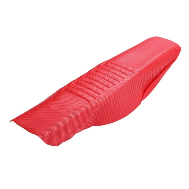 Accesorios para cojines de asiento de motocicleta, transpirables, antideslizantes, aptos par rojo Zulema Funda de asiento de motocicleta