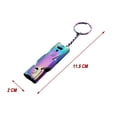 thumbnail image 2 of Tunhigl Under $10 Survival Whistle Stainless Steel Outdoor Survival Whistle Double Tube High Frequency Whistle, 2 of 9