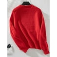 thumbnail image 6 of Christmas Sweaters for Women CrewNeck Sweater Pullovers Long Sleeve Xmas Holiday Clothes Red S, 6 of 8