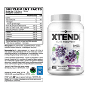 XTEND Original BCAA Powder, Sugar Free Post Workout Muscle Recovery Drink with Amino Acids and 7g BCAAs, Glacial Grape Flavor, 90 Servings