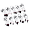 thumbnail image 3 of 10 fundas para cabezas de palos de golf, fundas de cuña, protección decorativa, suministros portátiles, protectores para entusiastas y principiantes. Blanco, 3 of 8
