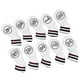 thumbnail image 3 of Paquete de 10 fundas para palos de golf, fundas impermeables para wedges de golf y fundas para hierros de golf. Blanco, 3 of 9