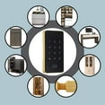thumbnail image 5 of Yannianjz under $5 Smart Door Lock, Smart Keyless Entry Door Lock, 3-in-1 Digital Password Lock, App Card Keypad Control, Smart Deadbolt for Front Door, Cabinet Storage Locker, 5 of 8