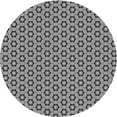 thumbnail image 1 of Ahgly Tapis d'Intérieur Lavable en Machine Carré Gris Foncé, 3 Pieds Carré, 1 of 7