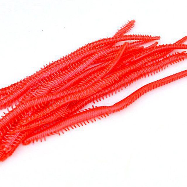 Gusanos de pesca de 135mm señuelos de gusanos blandos realistas para trucha lubina de agua dulce y salada
