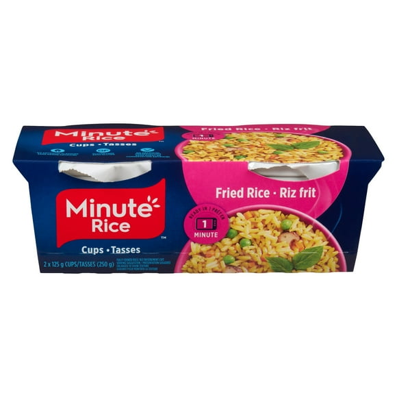 Riz frit en coupe Minute Rice®, 250 g 125 g x 2 emballages