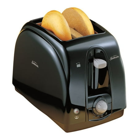 3910-100 2-Slice Wide Slot Toaster, Black, Bagel button for perfectly toasted bagels By