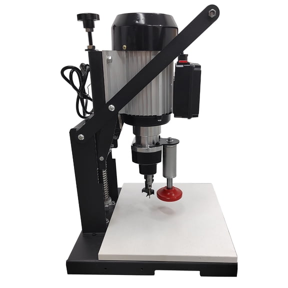 Portable Electric Hinge Drill with Self Stop Handheld Hinge Drilling Machine Woodworking Drill Boring Machine