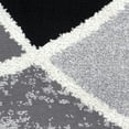 thumbnail image 6 of Mainstays Block Polypropylene Rug, 4'11" x 7', Black, 6 of 6