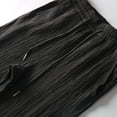 thumbnail image 6 of Men's 2 Piece Outfits Summer Short Sleeve Shirts and Pants Sets Solid Color Tracksuits Sports Suits, 6 of 9