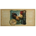 thumbnail image 4 of Kashi Home Kitchen Rug, Area Rug, Mat, Beautiful Print Non-Skid Latex Back Mr Rooster 3pc Set (2 18x30 D Shape & 1 20x40), 4 of 4