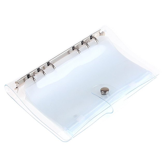 Rongfmy Fishing Tackle Binder 10 Pieces Refill Binder Planner Insert for Home Travel Clear