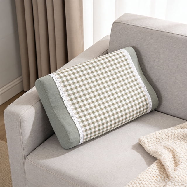 Funda de Almohada de Algodón | Funda Individual para Almohadas Estándar | Ropa de Cama Transpirable y Agradable para La Piel | Lavable y Duradera | Decoración para El Dormitorio