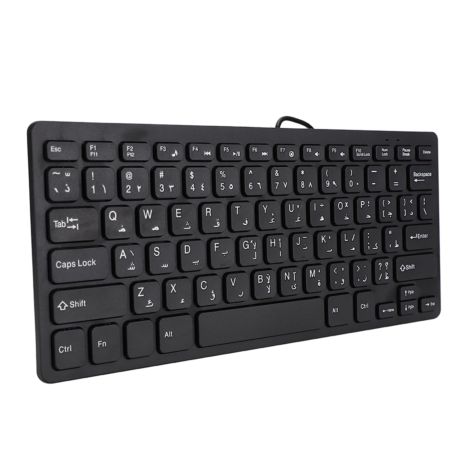 Portable Keyboard, Silent USB Interface Wired Keyboard, Ultra-thin For Desktop Computer Games