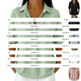 thumbnail image 3 of Womens Summer Tops Waffle Knit Short Sleeve Button Collar Golf Shirts Casual Dressy Trendy Flowy Blouse Women Soft Lightweight Shirts Daily Travel Office Outfits, Black L, 3 of 4