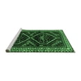 thumbnail image 2 of Ahgly Company Machine Washable Indoor Rectangle Persian Emerald Green Traditional Area Rugs, 2' x 3', 2 of 4