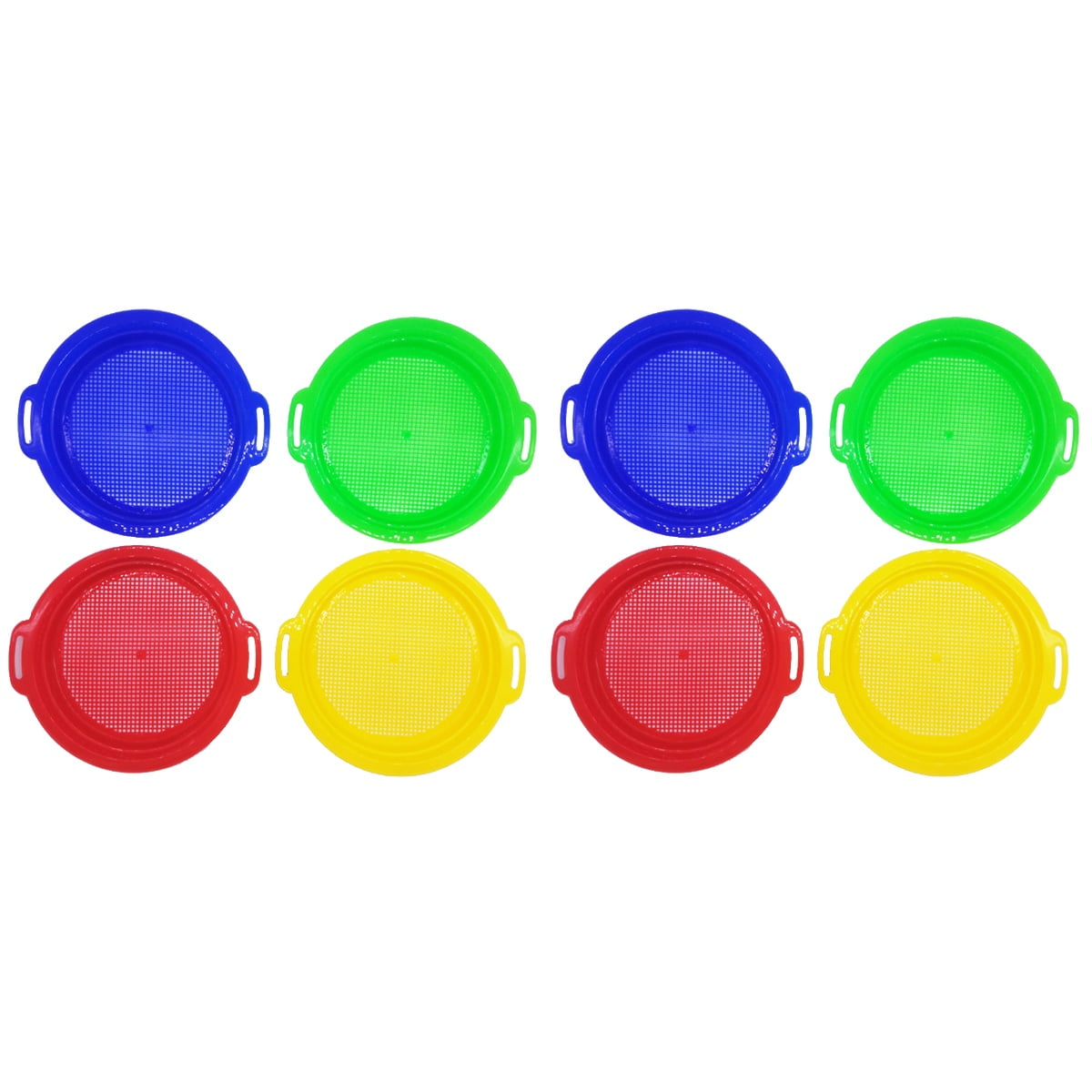 Etereauty Sand Sieve Beach Kids Toys Sifter Plastic Large Toy Sieve