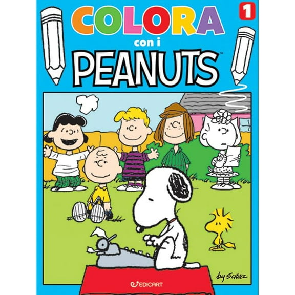 No Author Colora con i Peanuts. Ediz. illustrata. Blu (Vol. 1) (Paperback)