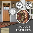 thumbnail image 3 of Park Designs Red Folk Art Braided Rug Runner 72''L, 3 of 6