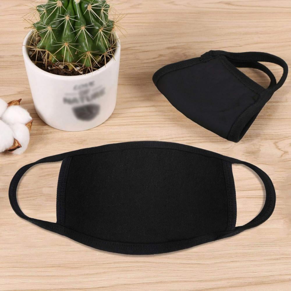 Reusable Cotton Face Cover Activated Carbon W/Filter Washable Outdoor 