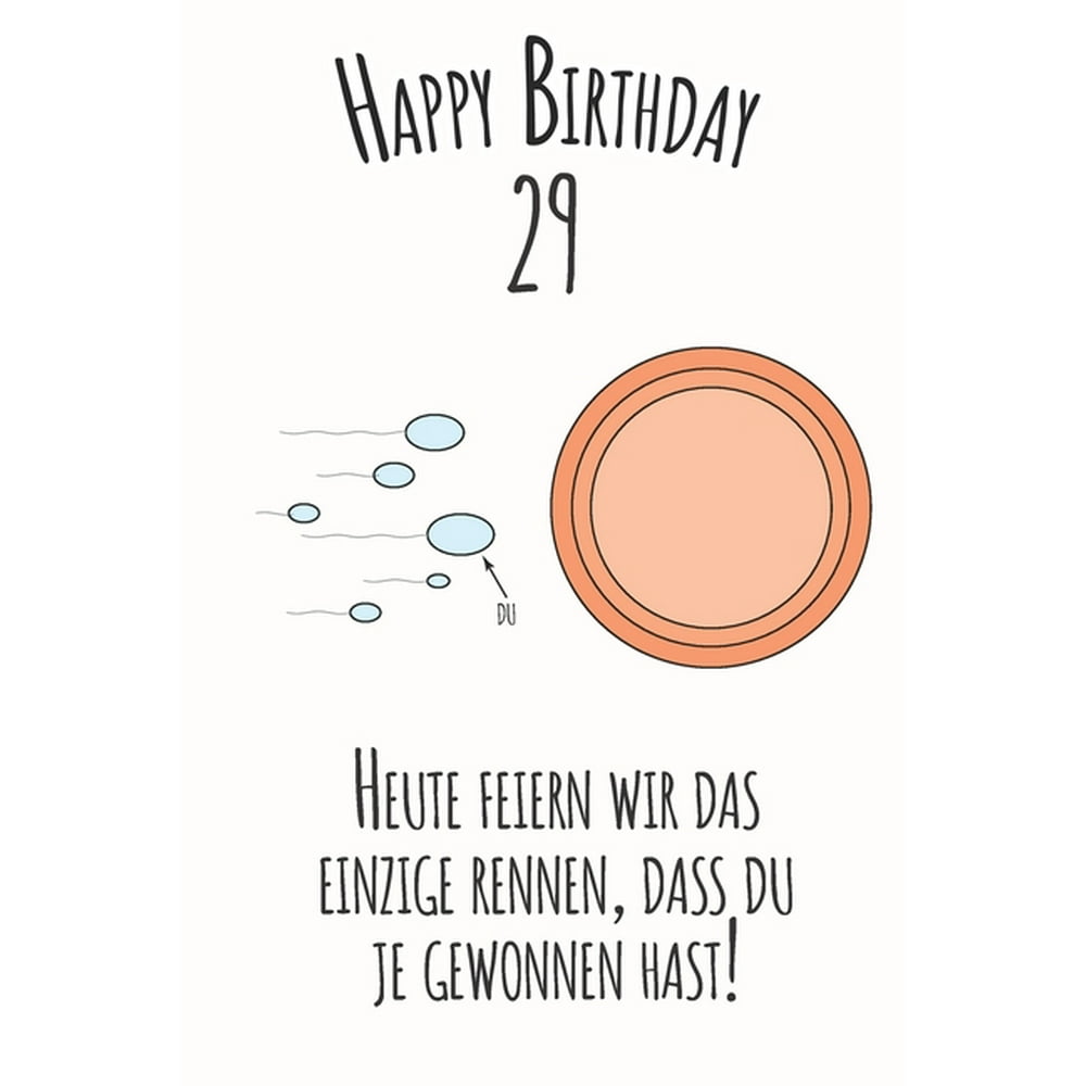 Happy Birthday 29 Heute feiern wir das einzige Rennen, dass du je