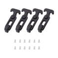 thumbnail image 1 of Shisuyan 4pcs T-Handle Hasp Rubber Flexible Draw Latch Elastic Shocks Absorption Buckle, 1 of 8