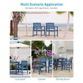 thumbnail image 4 of Okeysen 1 Outdoor Plywood Dining Arm Chairs - Set of 2, Blue, 4 of 11