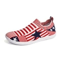 thumbnail image 4 of KANG Fashion US Flag Print Barefoot Shoes for Women & Men | Wide-Toe-Box Minimalist Sneakers: Breathable Walking, Yoga, and Beach Shoes Multicolour1 41, 4 of 6