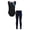 A Cyan, variant on iiniim Kid Girls Athletic Unitard 2PCS Dance Wear Ballet Gymnastic Leotard Outfit Activewear Set with Leggings